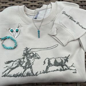 Kids Cowboy Graphic Shirt - Gray